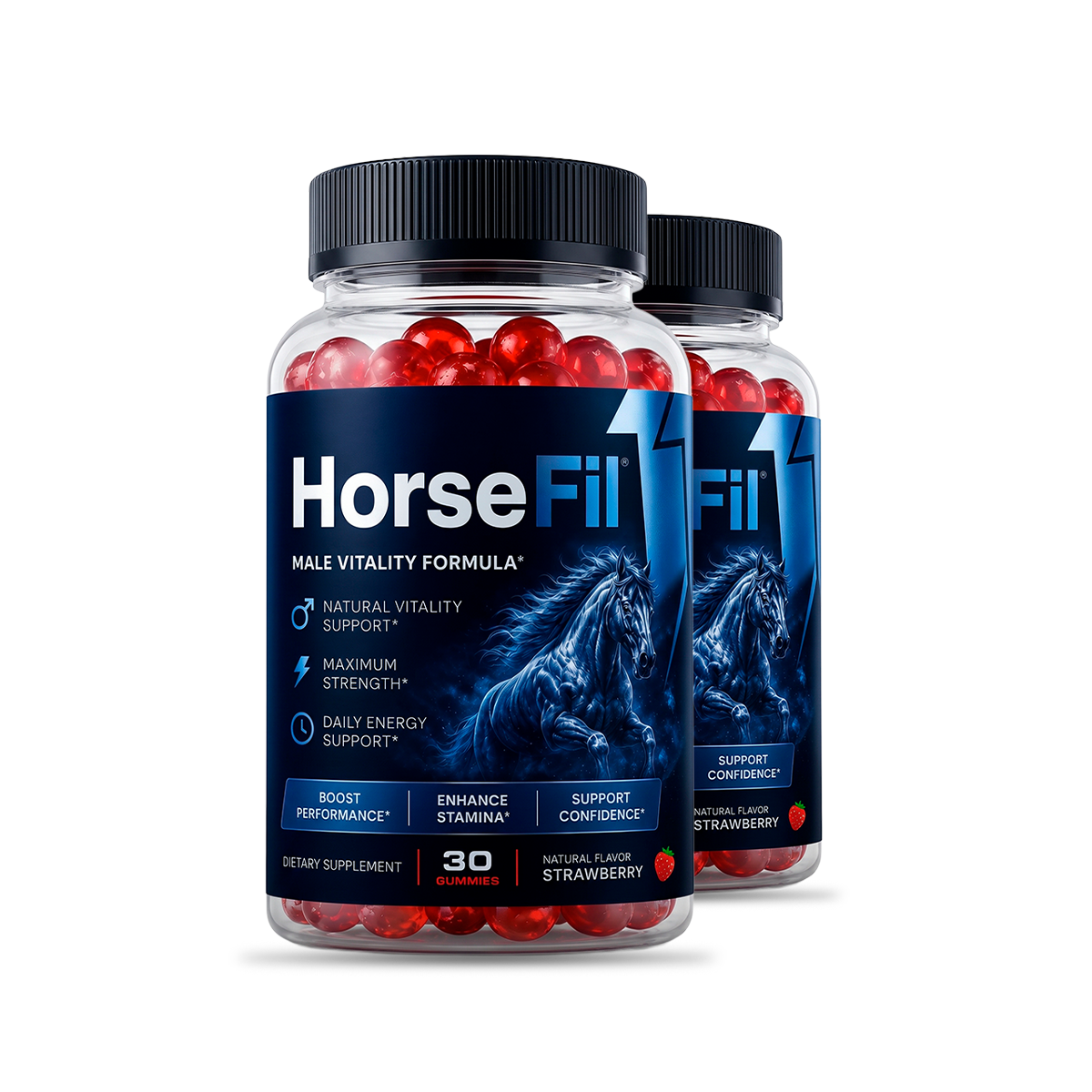 HorseFil Male Vitality Formula two-bottle pack